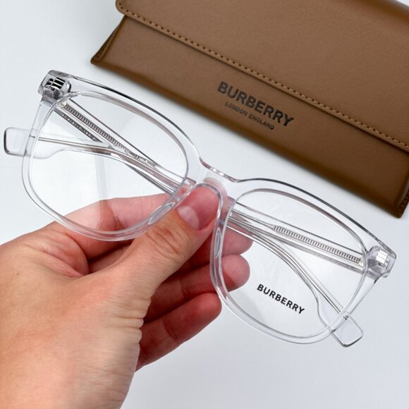 Burberry BE2361D 3024 BRAND NEW Eyeglasses Transparent Clear Square Unisex - Picture 1 of 11